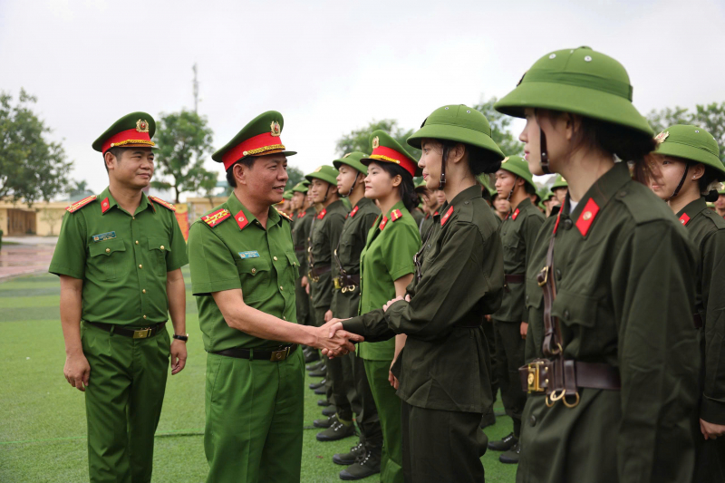 Hơn 1.000 học viên đại học chính quy các học viện, trường CAND bắt đầu huấn luyện đầu khoá -1