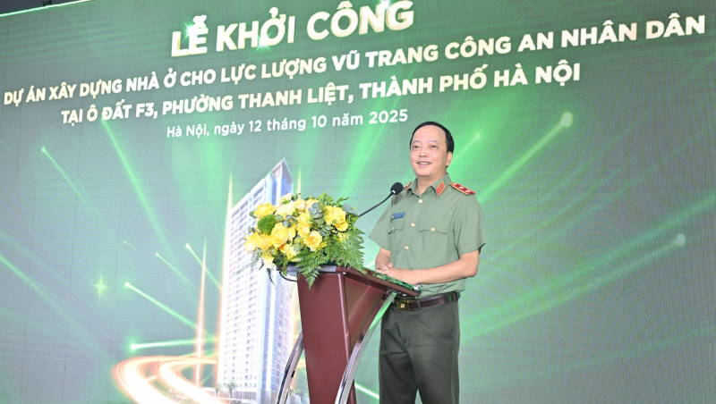 Housing project for Public Security Forces begins in Hanoi -0