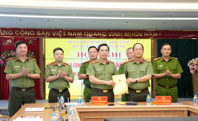 Giám đốc Công an tỉnh Quảng Ninh nhận công tác, giữ chức Uỷ viên Uỷ ban kiểm tran Trung ương -0