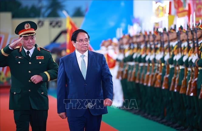 Thủ tướng Phạm Minh Chính dự Lễ kỷ niệm 80 năm Ngày truyền thống Lực lượng vũ trang Quân khu 5 -0