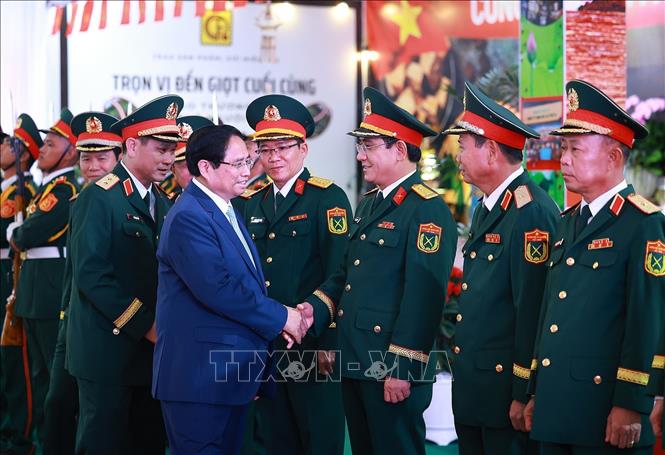 Thủ tướng Phạm Minh Chính dự Lễ kỷ niệm 80 năm Ngày truyền thống Lực lượng vũ trang Quân khu 5 -0