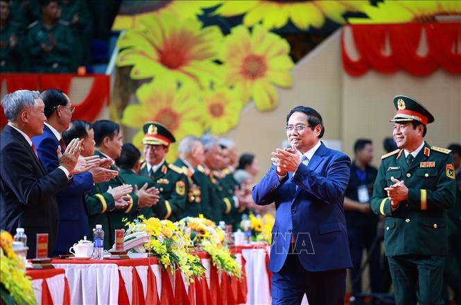 Thủ tướng Phạm Minh Chính dự Lễ kỷ niệm 80 năm Ngày truyền thống Lực lượng vũ trang Quân khu 5 -0