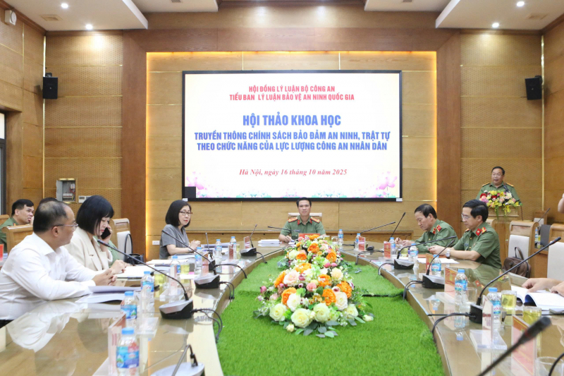 Hoàn thiện lý luận và nâng cao hiệu quả công tác truyền thông chính sách đảm bảo ANTT -0