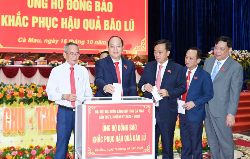 Cà Mau vận động hỗ trợ đồng bào bị thiệt hại do bão lũ -0