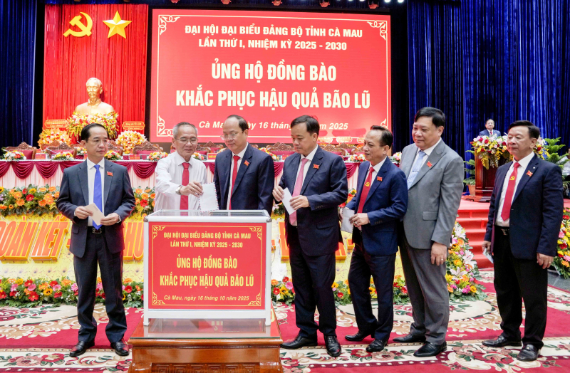 Cà Mau vận động hỗ trợ đồng bào bị thiệt hại do bão lũ -0