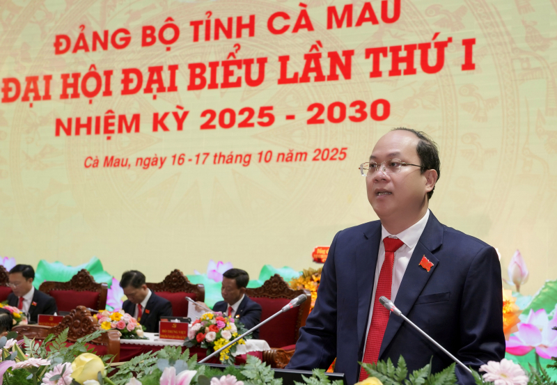 Đại hội đại biểu Đảng bộ tỉnh Cà Mau lần thứ I, nhiệm kỳ 2025 - 2030 thành công tốt đẹp -0