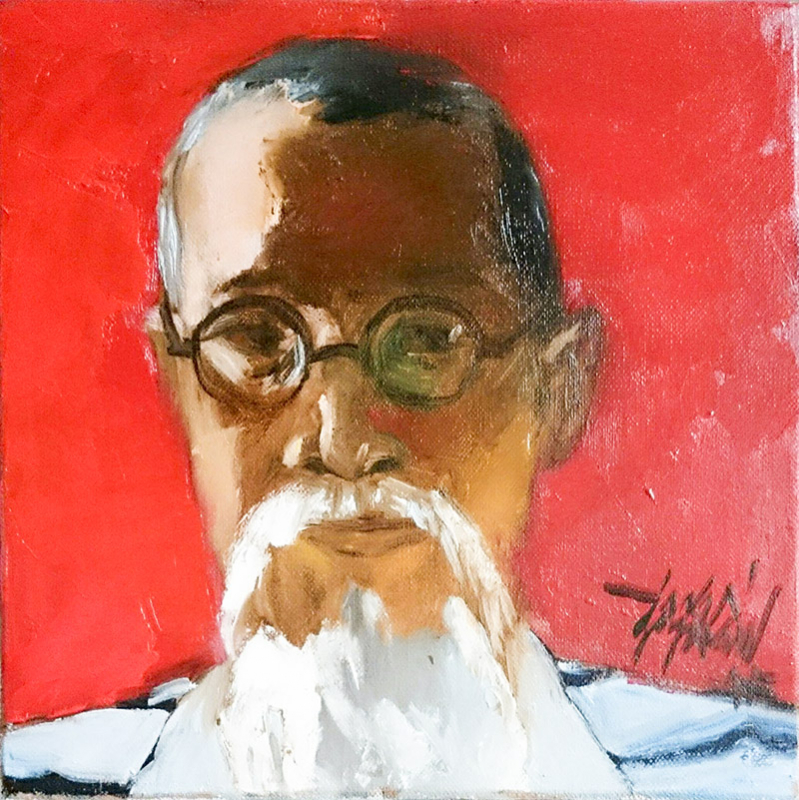 Họa sĩ Đỗ Phấn nhiều suy tư với “Vọng âm sắc màu” -0