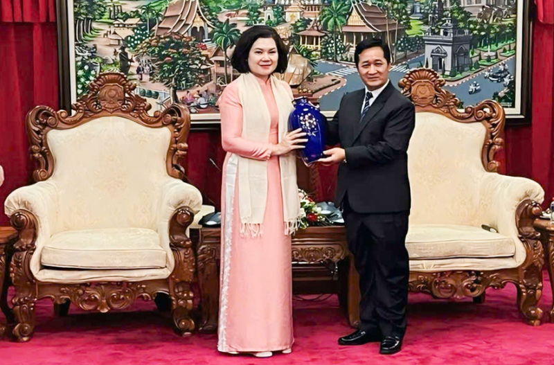 Tăng cường giao lưu, hợp tác giữa thanh niên, phụ nữ Bộ Công an Việt Nam và Bộ Công an Lào -0