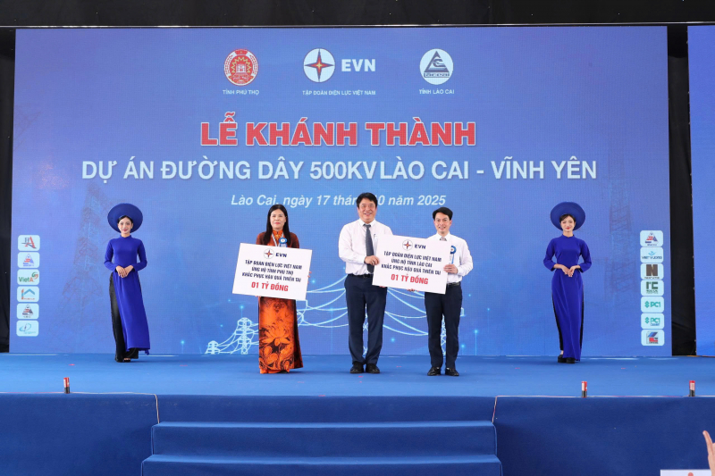 Khánh thành Dự án đường dây 500kV Lào Cai-Vĩnh Yên -0