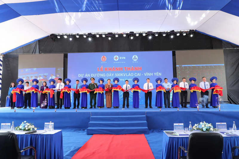 Khánh thành Dự án đường dây 500kV Lào Cai-Vĩnh Yên -0
