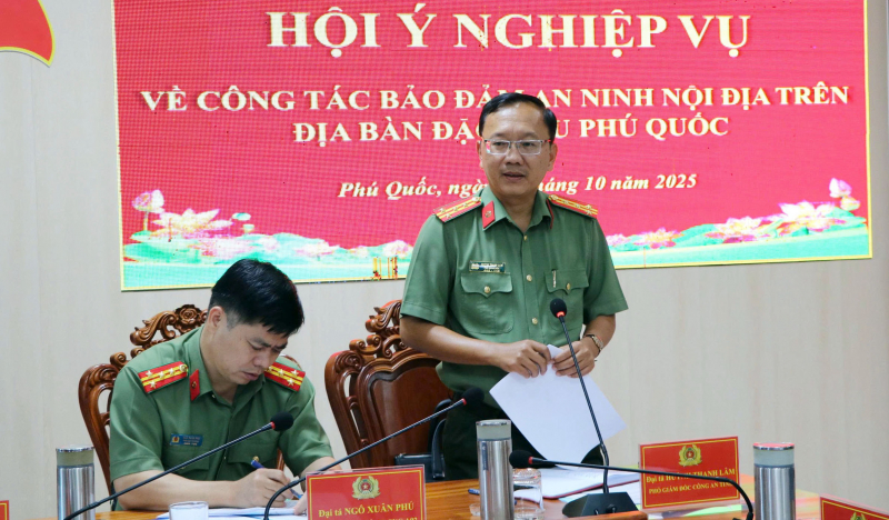 Tăng cường công tác bảo đảm an ninh trên địa bàn đặc khu Phú Quốc -0