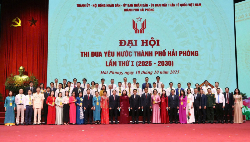 Phó Chủ tịch nước Võ Thị Ánh Xuân dự Đại hội Thi đua yêu nước TP Hải Phòng lần thứ I -0