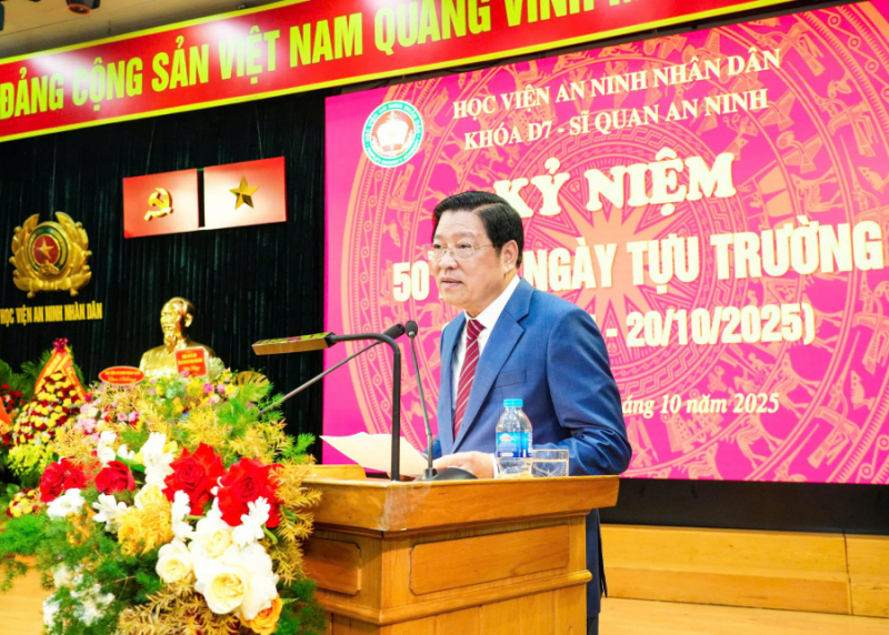 Khóa D7, Học viện ANND kỷ niệm 50 năm ngày tựu trường -0