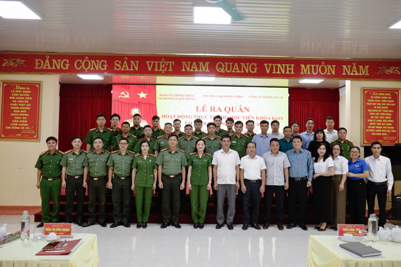 Trường Cao đẳng CSND I đưa 846 học viên về cơ sở 