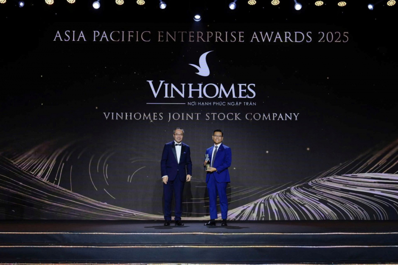 Vinhomes được vinh danh là doanh nghiệp xuất sắc Châu Á  tại Apea 2025 -0