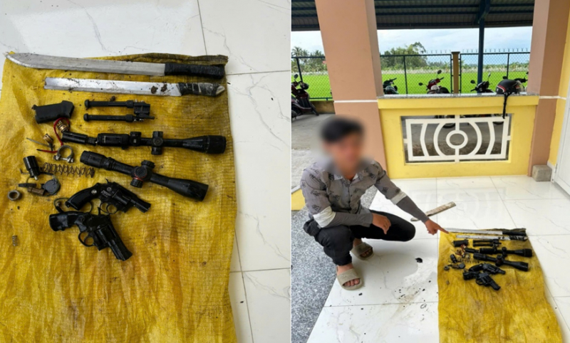 Phát hiện 2 vụ rao bán bán súng hơi trên mạng xã hội -0