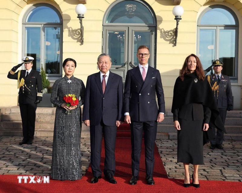 Lễ đón Tổng Bí thư Tô Lâm và Phu nhân thăm chính thức Cộng hòa Phần Lan -0