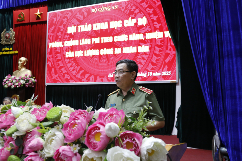 Lực lượng CAND đóng vai trò tích cực trong công cuộc phòng, chống lãng phí -0