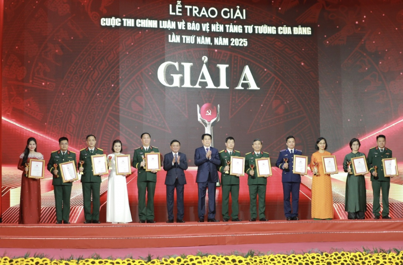 Trao giải Cuộc thi chính luận về bảo vệ nền tảng tư tưởng của Đảng lần thứ V năm 2025 -0