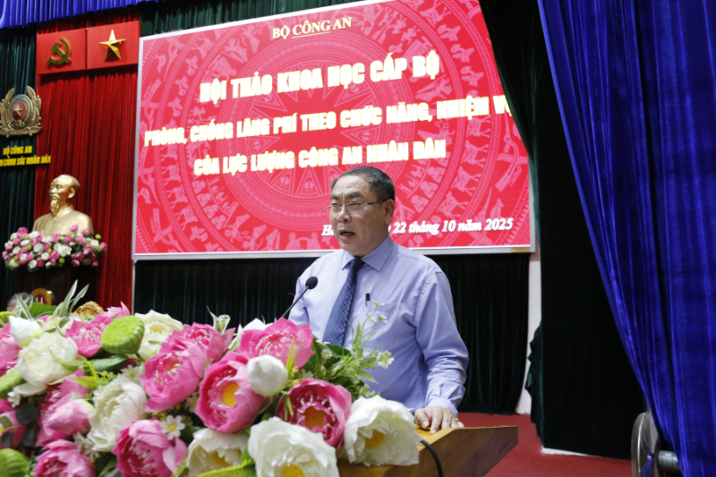 Lực lượng CAND đóng vai trò tích cực trong công cuộc phòng, chống lãng phí -0