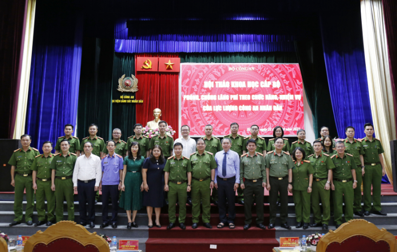 Lực lượng CAND đóng vai trò tích cực trong công cuộc phòng, chống lãng phí -0