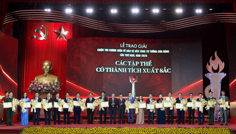 Trao giải Cuộc thi chính luận về bảo vệ nền tảng tư tưởng của Đảng lần thứ V năm 2025 -0