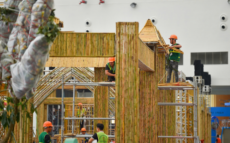 Hơn 90% hạng mục hạ tầng kỹ thuật hoàn thiện, sẵn sàng cho Hội chợ Mùa Thu 2025  -1