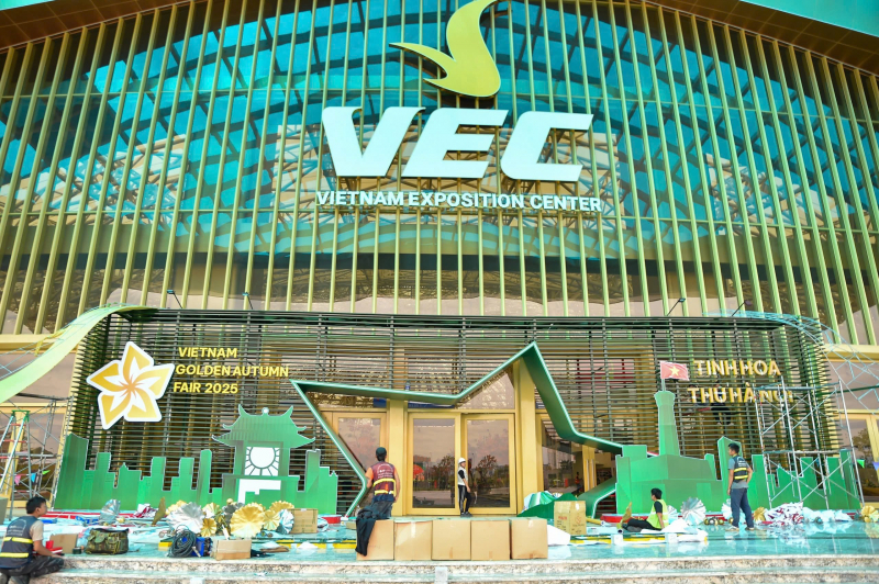 Hơn 90% hạng mục hạ tầng kỹ thuật hoàn thiện, sẵn sàng cho Hội chợ Mùa Thu 2025  -5