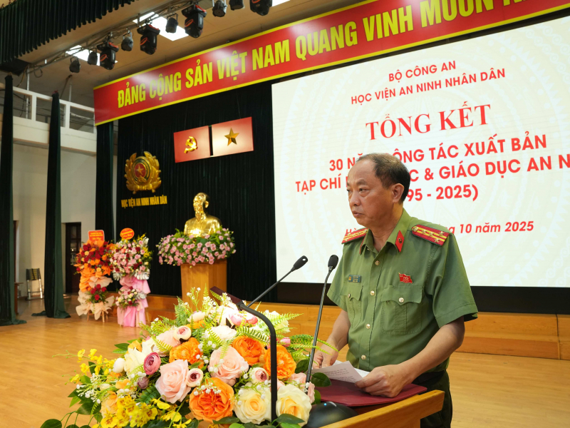 Tạp chí Khoa học và Giáo dục an ninh 30 năm xây dựng và phát triển -0