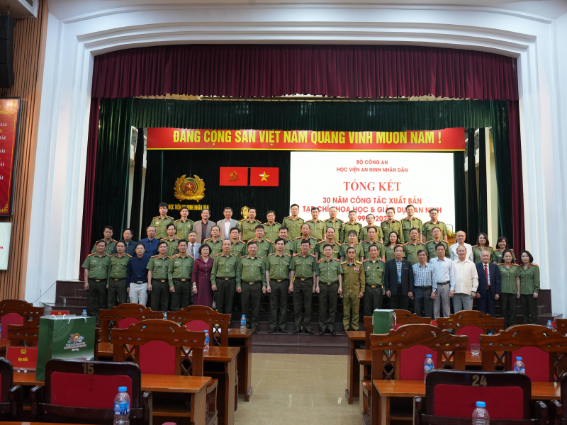 Tạp chí Khoa học và Giáo dục an ninh 30 năm xây dựng và phát triển -0