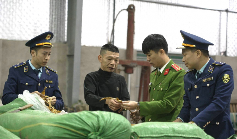 Cao Bang Provincial Police Department intensifies anti-smuggling efforts -0