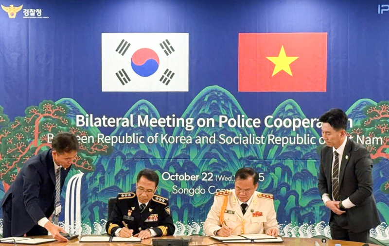 Bước tiến mới trong hợp tác cảnh sát Việt Nam – Hàn Quốc -0