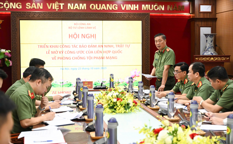 Chủ động, chặt chẽ, quyết liệt bảo đảm tuyệt đối an ninh, an toàn Lễ mở ký Công ước Hà Nội -0