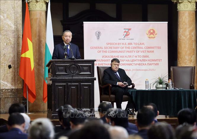 Tổng Bí thư Tô Lâm phát biểu chính sách tại Đại học Sofia -0