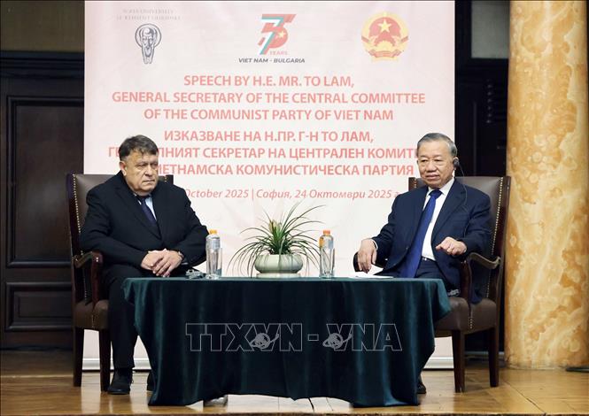 Tổng Bí thư Tô Lâm phát biểu chính sách tại Đại học Sofia -0