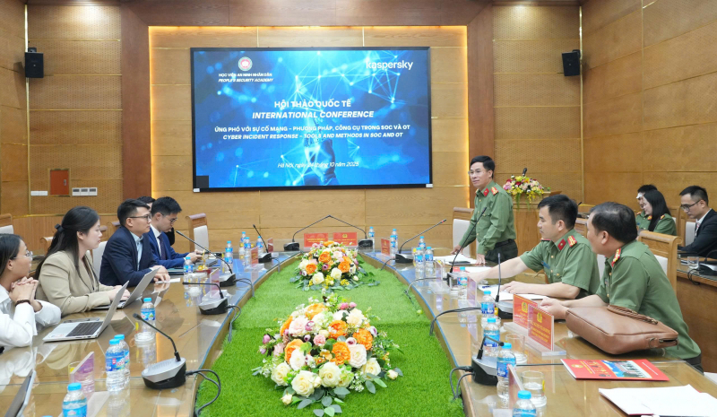 Học viện ANND và Tập đoàn Kaspersky ký kết biên bản hợp tác -0