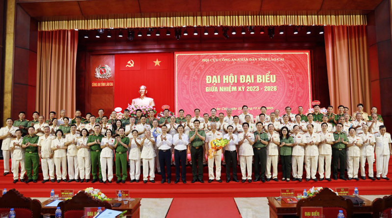 Hội Cựu CAND tỉnh Lào Cai tổ chức Đại hội giữa nhiệm kỳ 2023 - 2028 -0