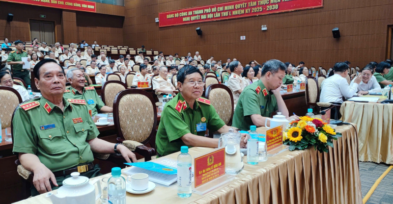 Hội Cựu CAND TP Hồ Chí Minh tổ chức Đại hội đại biểu lần thứ I, nhiệm kỳ 2025 - 2028 -0