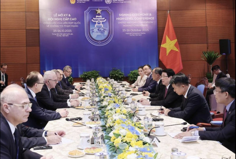 Chủ tịch nước Lương Cường tiếp Tổng Công tố Liên bang Nga -0