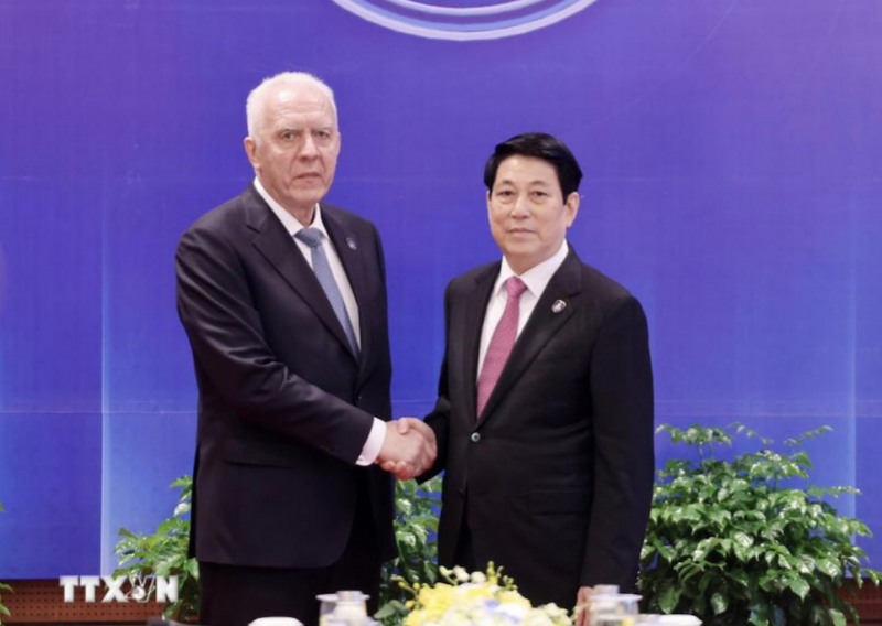 Chủ tịch nước Lương Cường tiếp Tổng Công tố Liên bang Nga -1