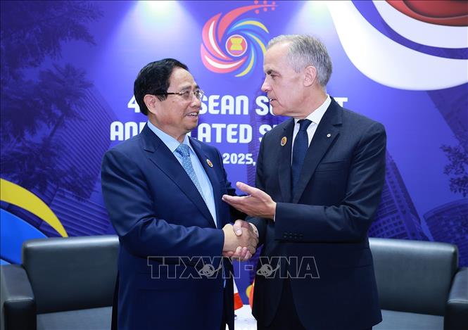 Thủ tướng Phạm Minh Chính gặp lãnh đạo các nước Campuchia, Canada và Brazil -0