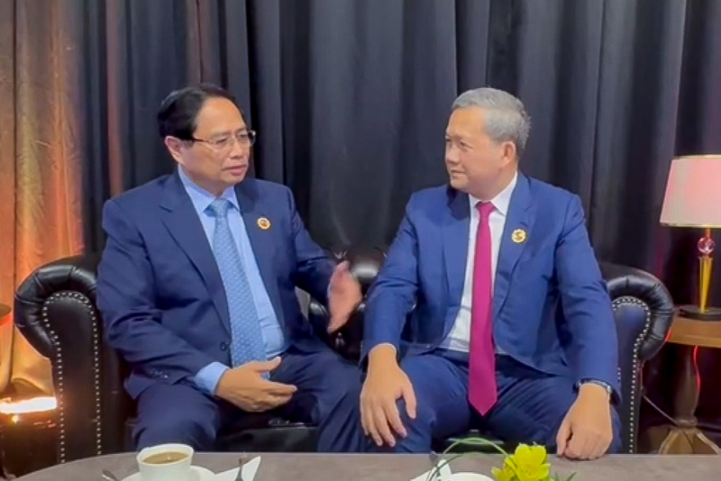 Thủ tướng Phạm Minh Chính gặp lãnh đạo các nước Campuchia, Canada và Brazil -0