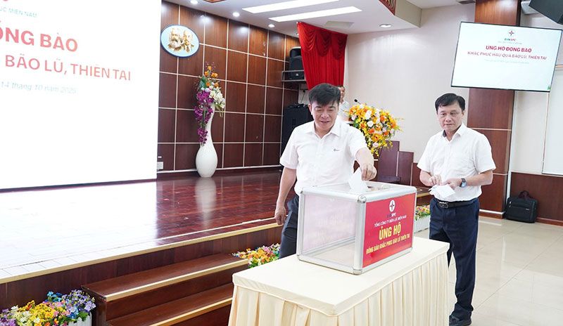 EVNSPC đóng góp gần 10 tỷ đồng ủng hộ khắc phục hậu quả bão lũ và nhân dân Cuba -0