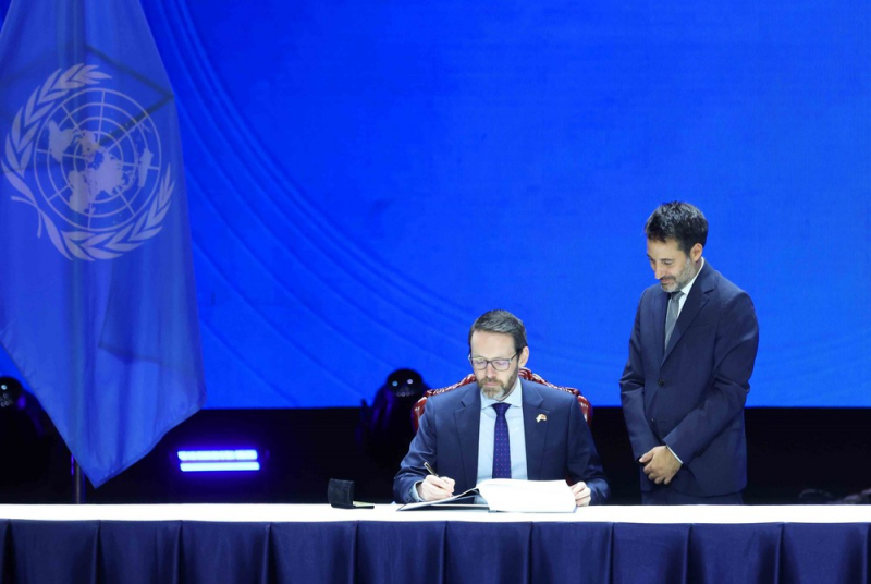 Việt Nam tạo ấn tượng về an ninh, an toàn và hiếu khách tại Lễ mở ký Công ước Hà Nội -0