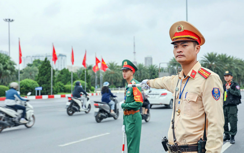 Công an Thủ đô bảo đảm tuyệt đối an ninh, an toàn Lễ mở ký Công ước Hà Nội 2025 -0