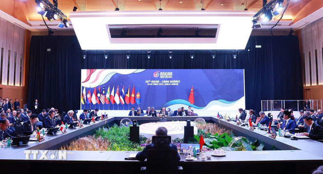 Thủ tướng Phạm Minh Chính dự Hội nghị Cấp cao ASEAN-Trung Quốc -0