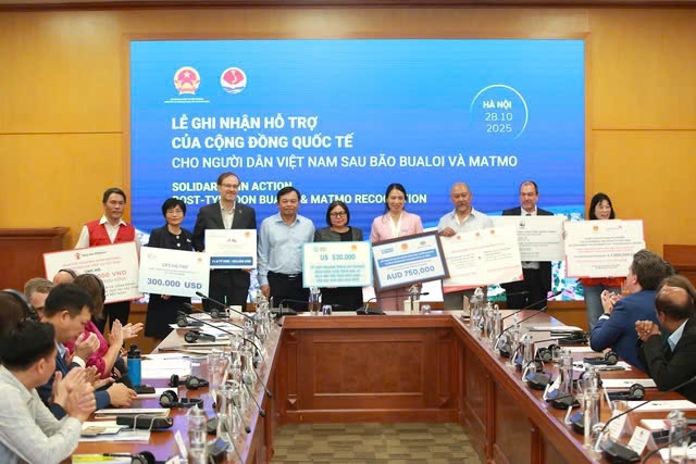 9,7 triệu USD hỗ trợ khắc phục bão lũ từ cộng đồng quốc tế -0