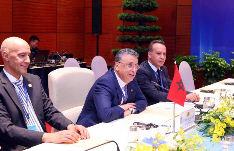 Minister Luong Tam Quang hosts Moroccan Justice Minister -0