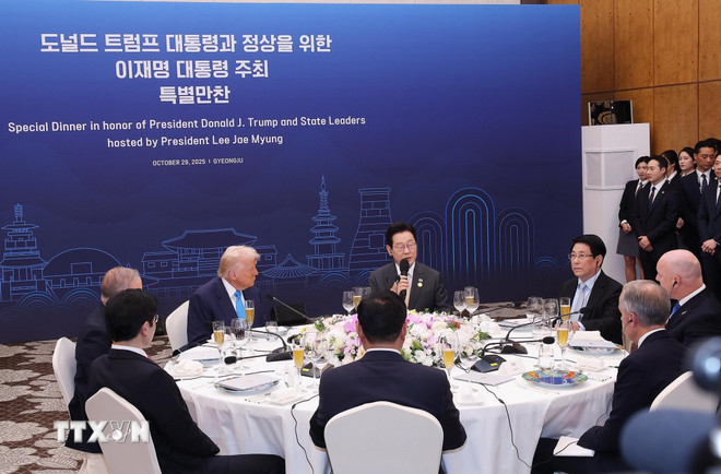 Chủ tịch nước gặp Tổng thống Hoa Kỳ và lãnh đạo cấp cao các nước dự APEC 2025 -0