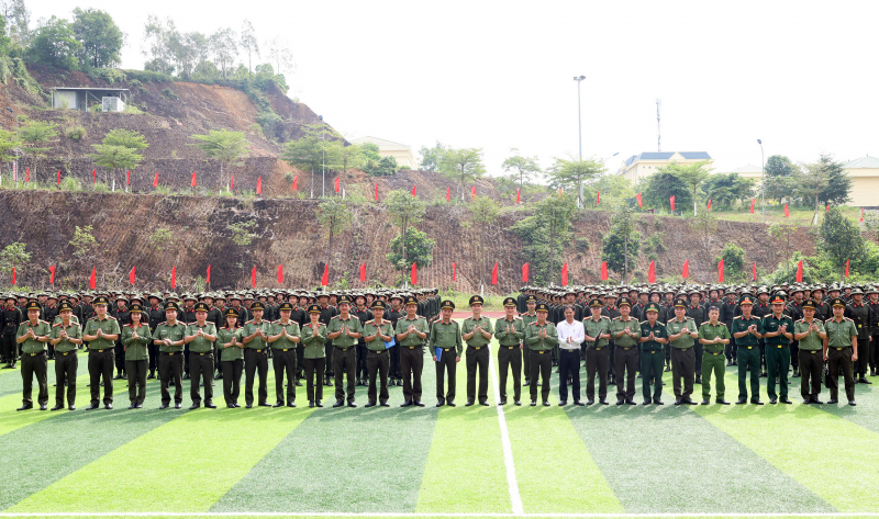 Khai giảng khóa huấn luyện đầu tiên của Học viện ANND tại Bộ Tư lệnh Cảnh vệ -0